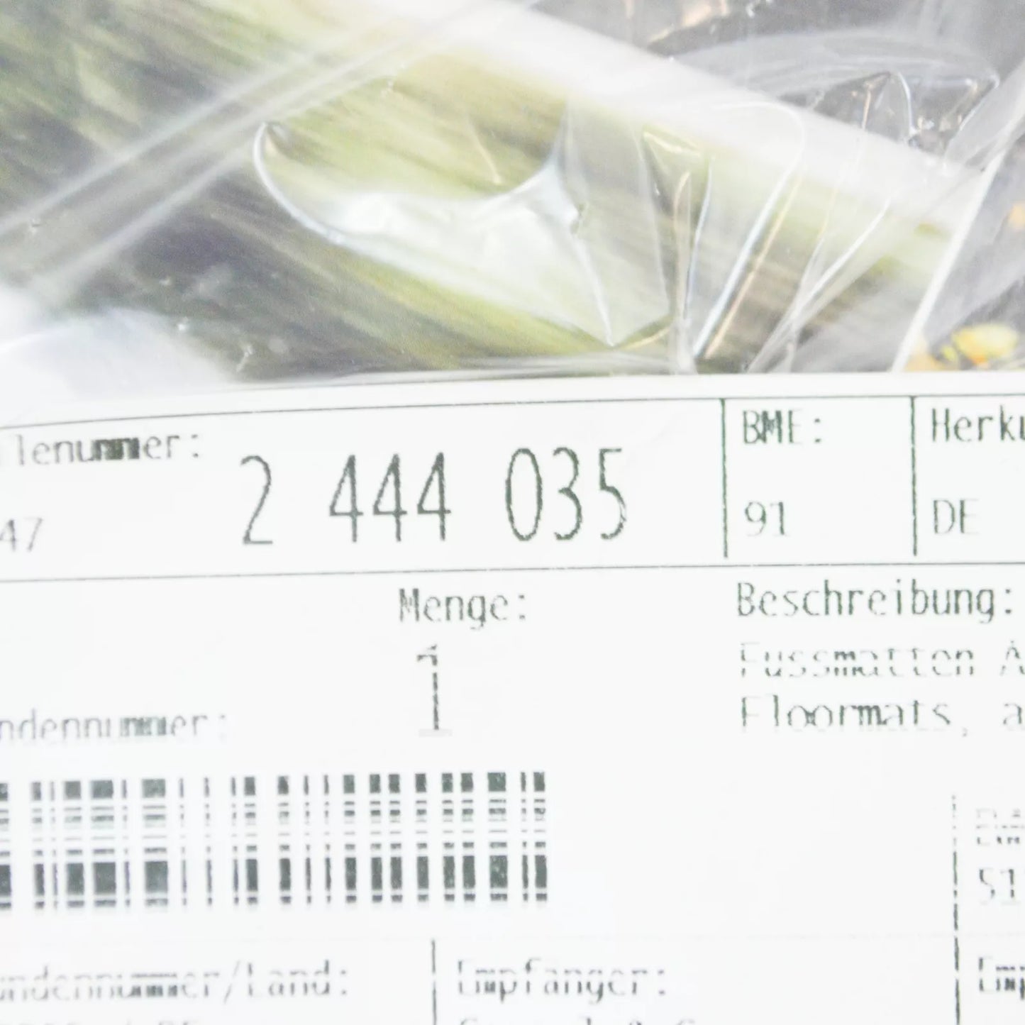 NEW BMW 7 G11 G12 FRONT FLOOR MAT SET 51472444035 RHD