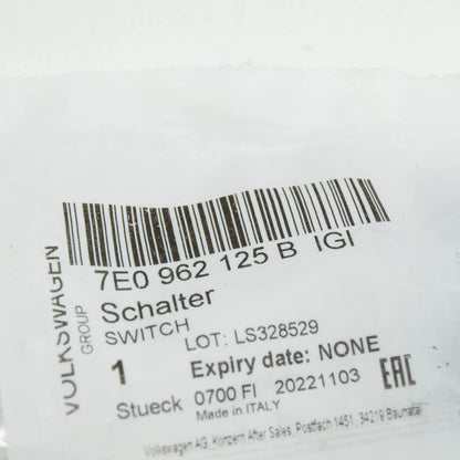 NEW VW TRANSPORTER VI T6 CENTRAL LOCKING SWITCH 7E0962125BIGI ORIGINAL