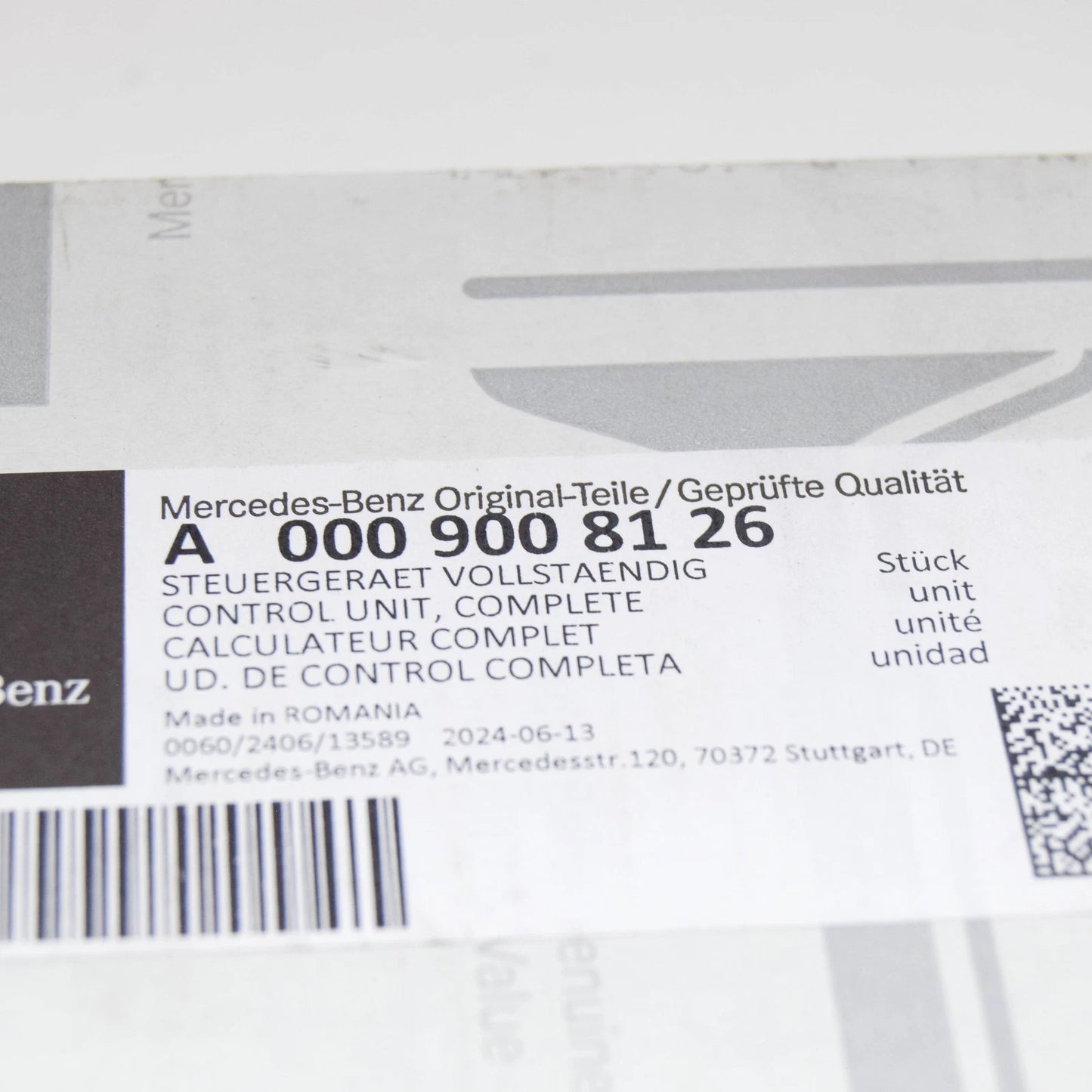 NEW MERCEDES-BENZ S W223 FUEL SYSTEM CONTROL UNIT A0009008126 ORIGINAL