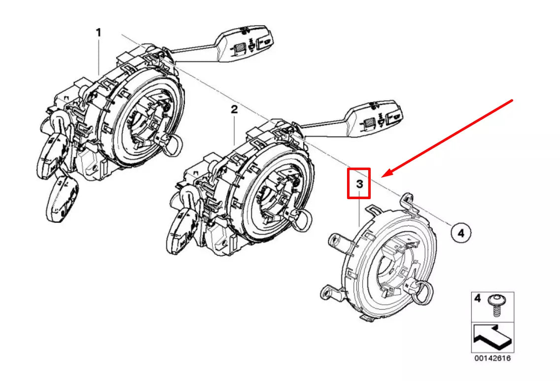 NEW BMW X5 E70 COIL SPRING CARTRIDGE 61319122381 9122381 ORIGINAL