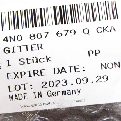 NEW AUDI A8 4N FRONT BUMPER LEFT AIR GRILLE 4N0807679QCKA ORIGINAL