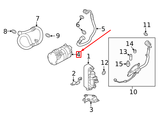 new bmw 1 f20 a/c compressor with magnetic coupling 64529299328 original