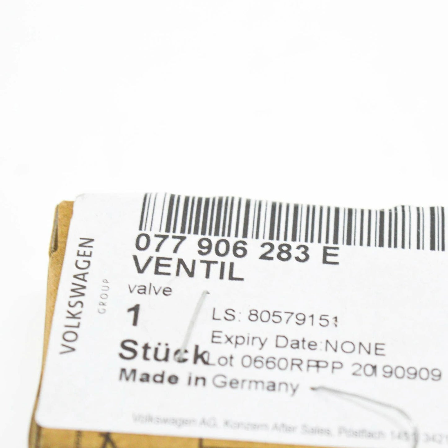 NEW VOLKSWAGEN PHAETON 3D SOLENOID VALVE 077906283E