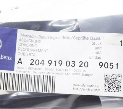 NEW MB C W204 FRONT LEFT SEAT REAR LEFT OUTER TRACK TRIM A20491903209051