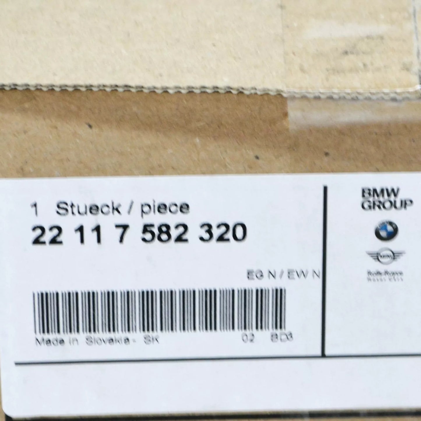 NEW BMW 3 G20 RIGHT SIDE ENGINE MOUNT 7582320 22117582320 ORIGINAL