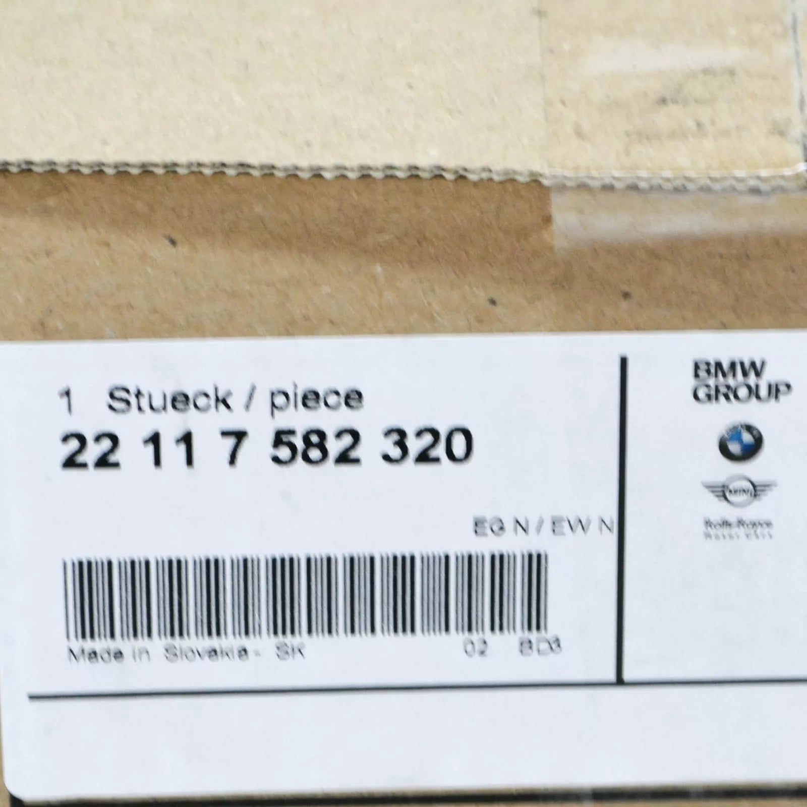 NEW BMW 3 G20 RIGHT SIDE ENGINE MOUNT 7582320 22117582320 ORIGINAL