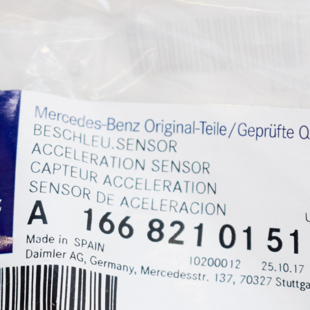 NEW MERCEDES-BENZ GLS X166 FRONT LEFT CRASH IMPACT SENSOR A1668210151 ORIGINAL