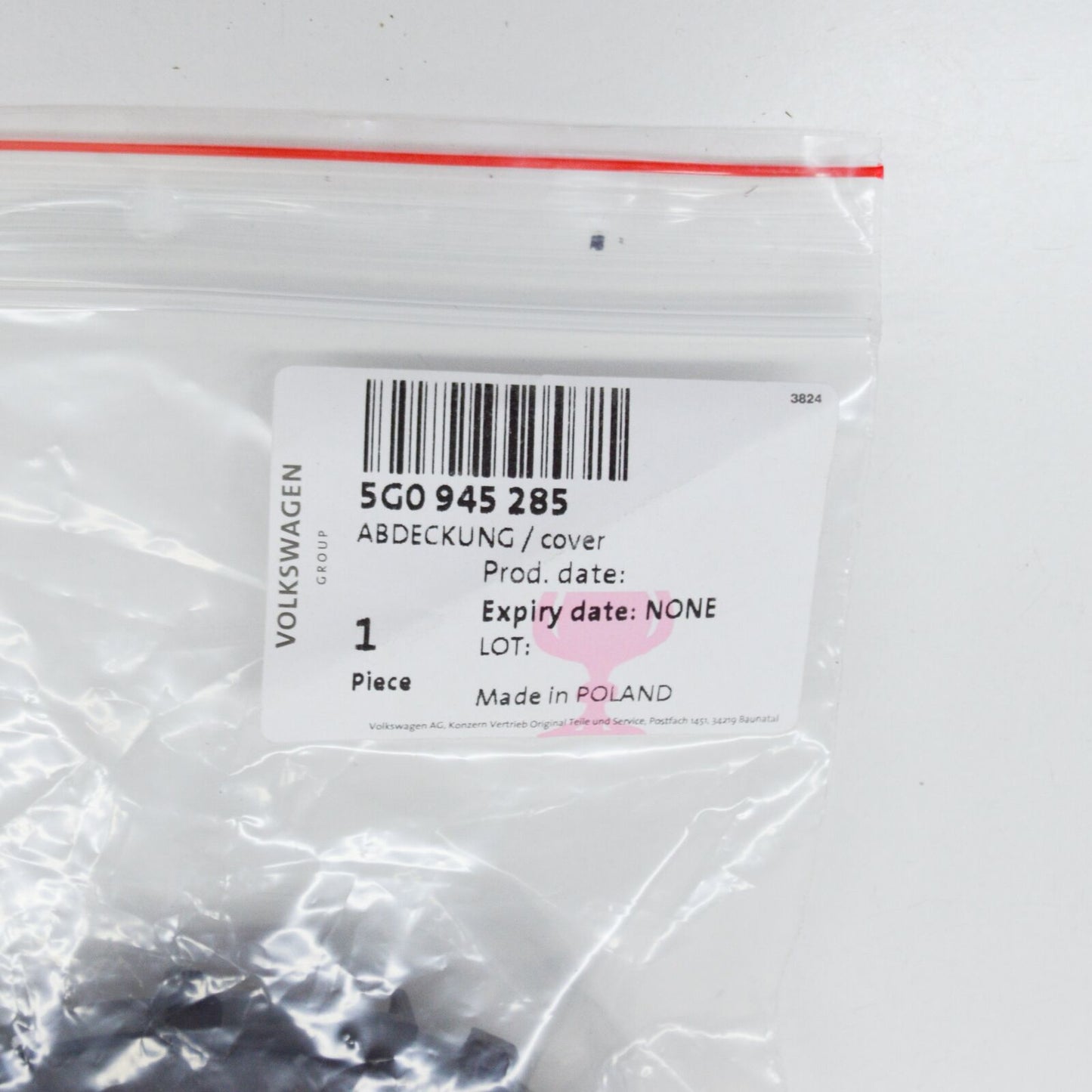 NEW VOLKSWAGEN GOLF MK7 REAR LEFT OUTER TAIL LIGHT COVER 5G0945285 ORIGINAL