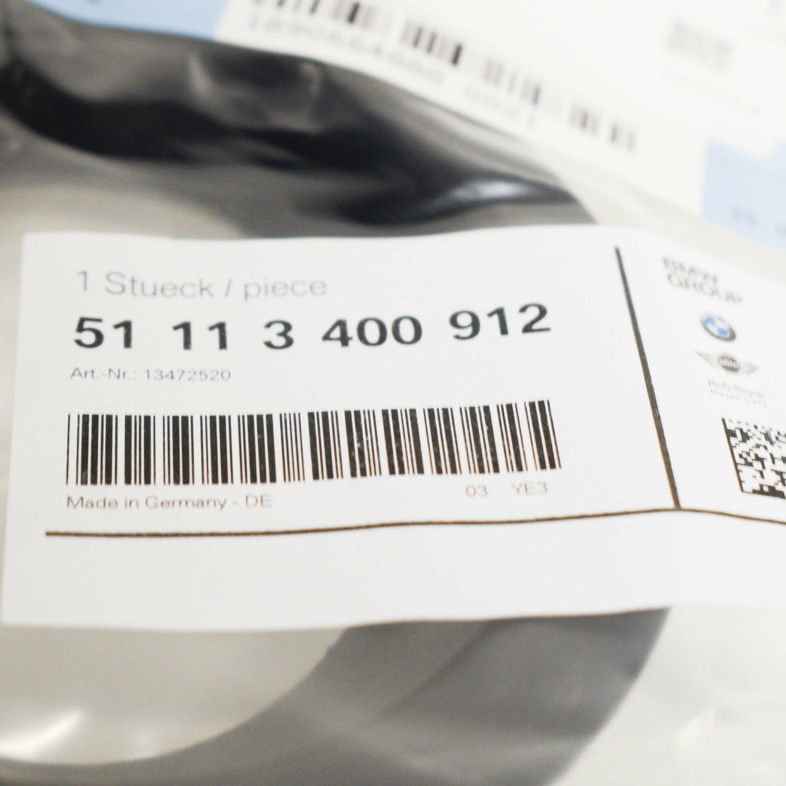 new bmw x3 e83 right fog light cover ring 51113400912 3400912 2008 original