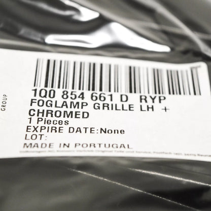 NEW VW EOS 1F7 FRONT LEFT FOG LIGHT GRILLE 1Q0854661DRYP GENUINE