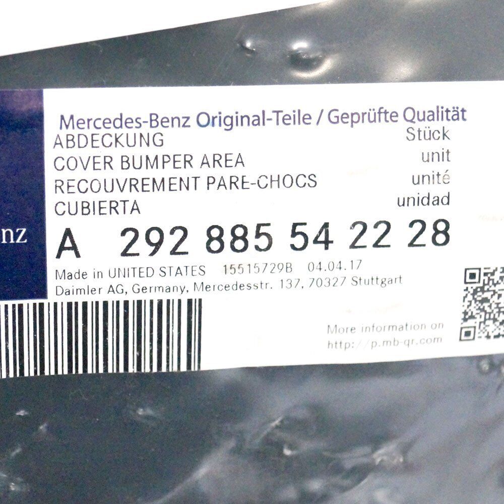 NEW MERCEDES-BENZ GLE AMG C292 FRONT RIGHT BUMPER GRILL A292885542228 ORIGINAL