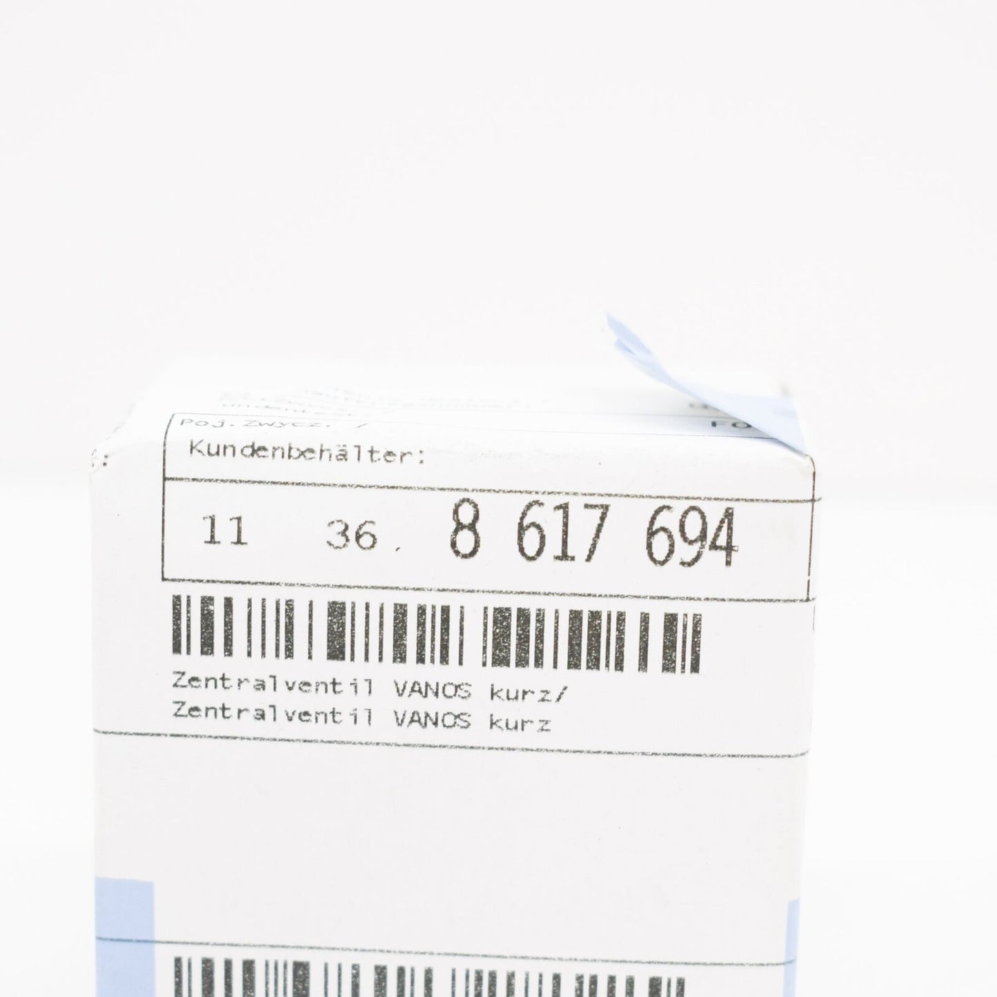 new bmw 1 f20 central valve vanos short 11368617694 8617694 original