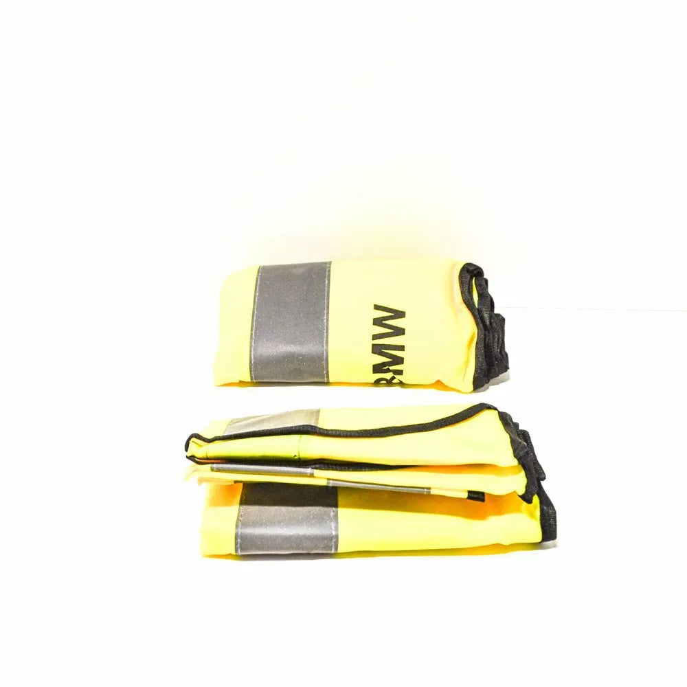 BMW WARNING SAFETY VEST SET OF 2 HIGH VISIBILTY JACKET 2288693 NEW