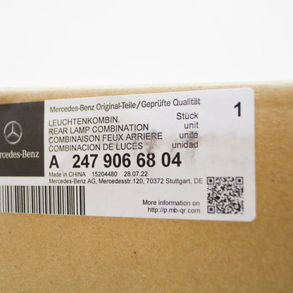 NEW MERCEDES-BENZ GLB X247 REAR RIGHT OUTER TAILLIGHT A2479066804 ORIGINAL