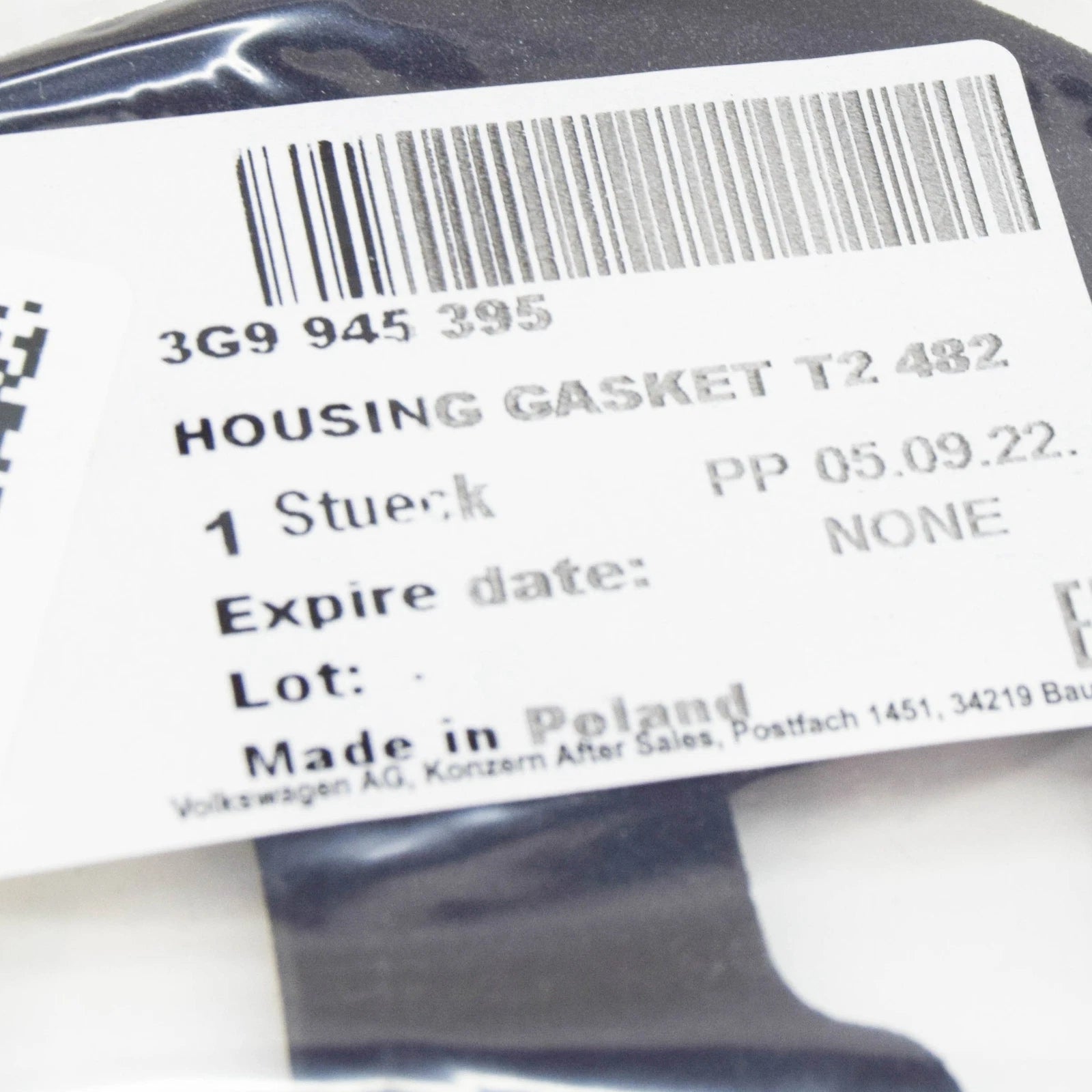 NEW VW PASSAT VARIANT B8 REAR INNER TAIL LIGHT SEAL 3G9945395 ORIGINAL