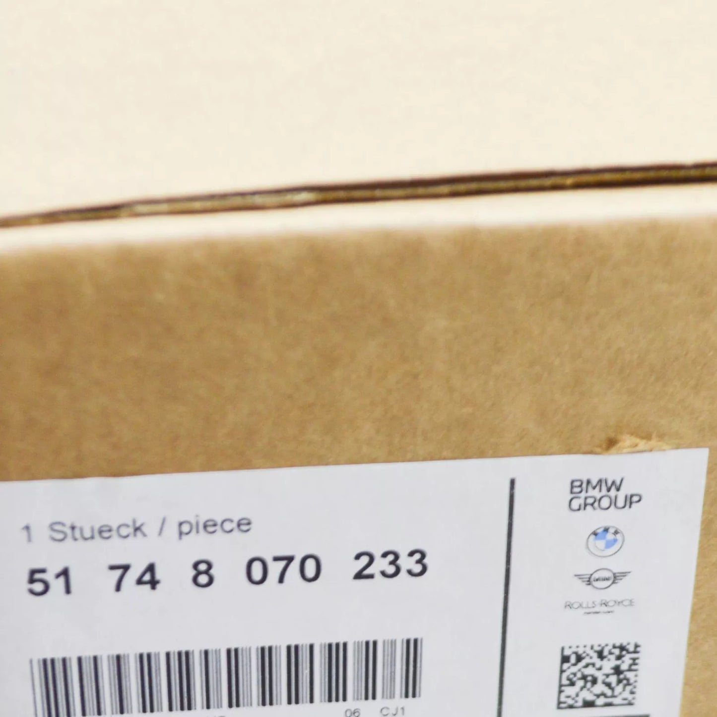 NEW BMW X6 G06 LEFT FRONT AIR INTAKE PIPE 51748070233 8070233 2021 ORIGINAL