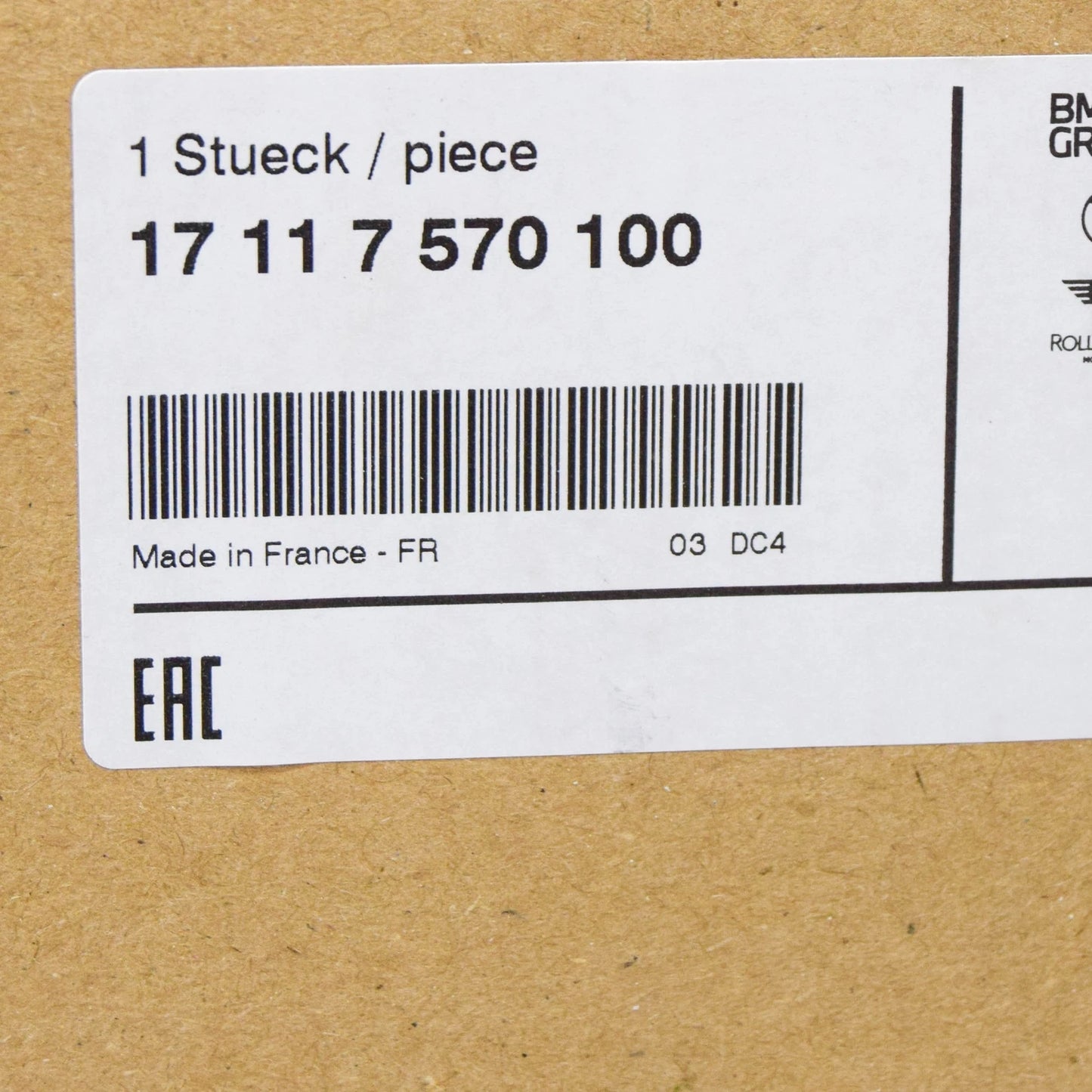 NEW BMW 5 F10 POWER STEERING RADIATOR 7570100 17117570100 2015 ORIGINAL