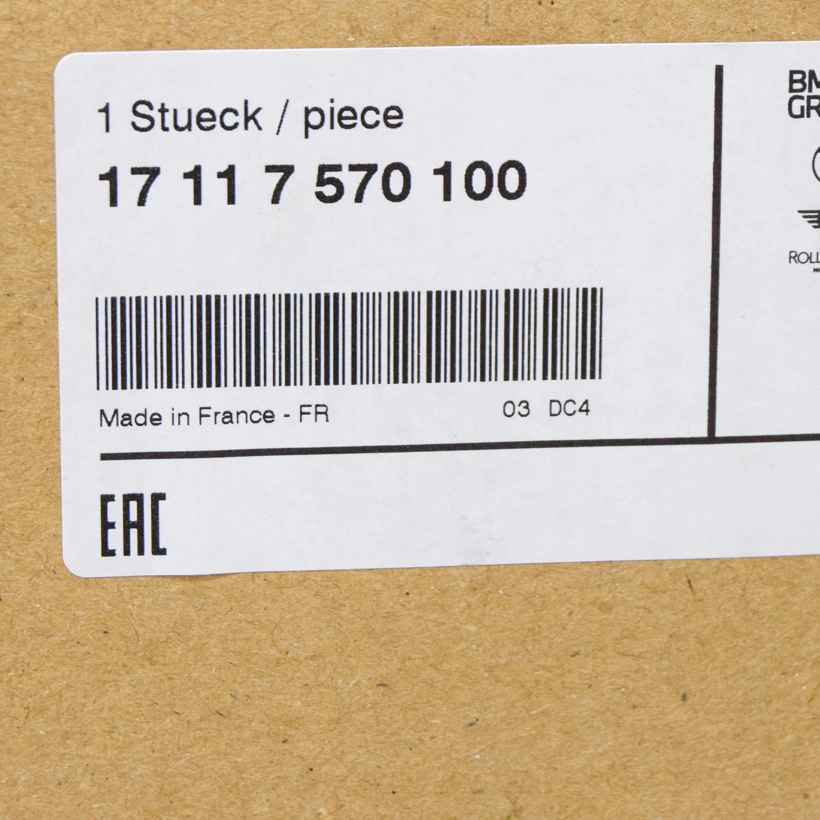 NEW BMW 5 F10 POWER STEERING RADIATOR 7570100 17117570100 2015 ORIGINAL