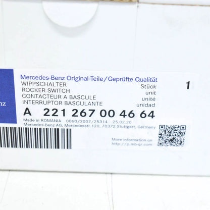 NEW MB S W221 AMG STEERING WHEEL PADDLE SHIFTER SET A2212670046 ORIGINAL