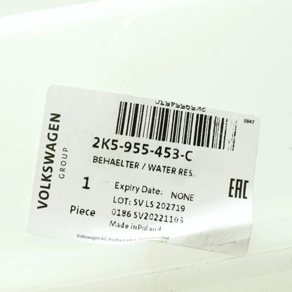 NEW VOLKSWAGEN CADDY ALLTRACK WINDOW WASHER TANK 2K5955453C ORIGINAL
