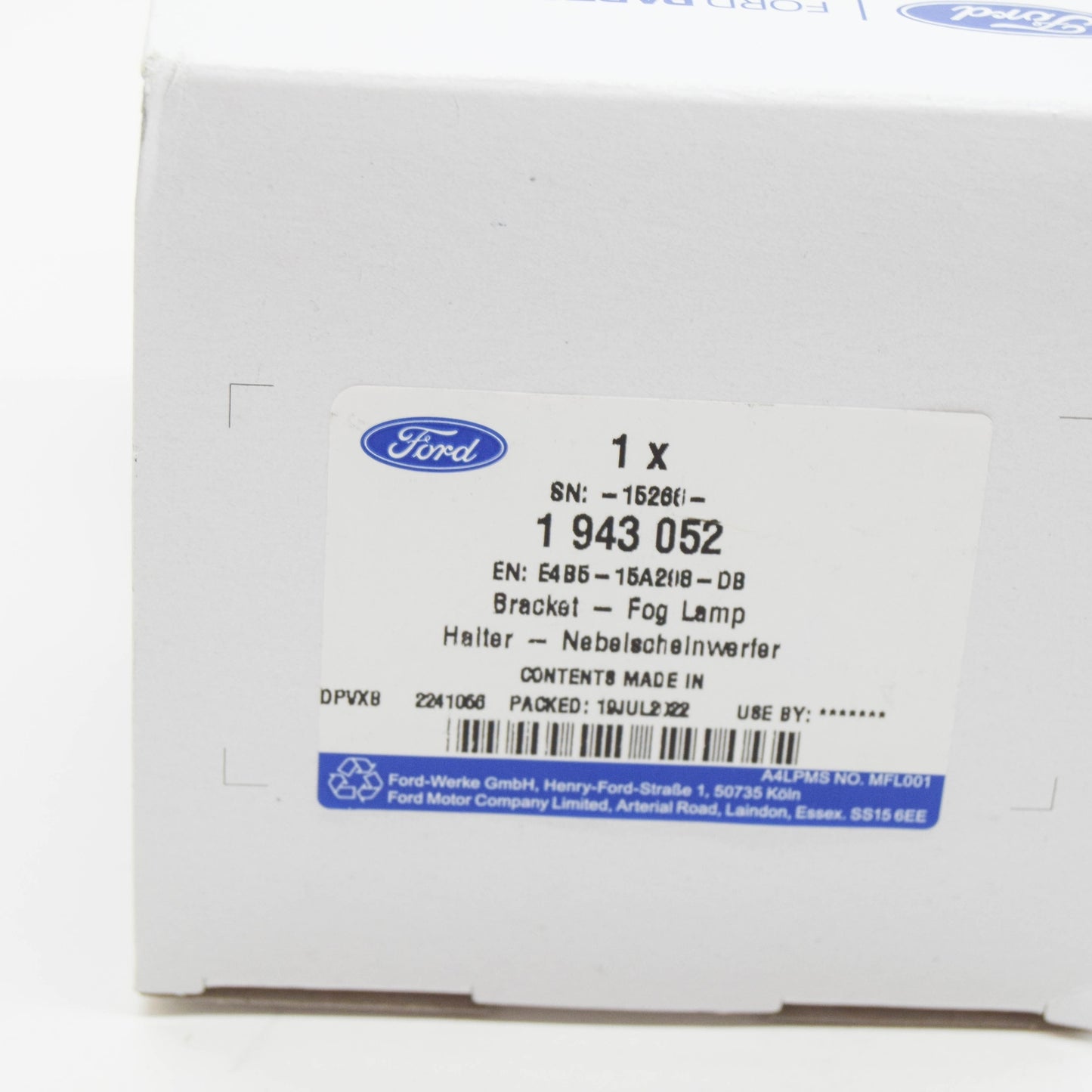 new ford ka mk3 front right fog lamp trim bezel 1943052 e4b5-15a298-db original