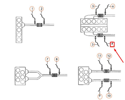 NEW AUDI Q7 4L LEFT SIDE LAMBDA PROBE BEHIND CATALYST 022906262CF ORIGINAL