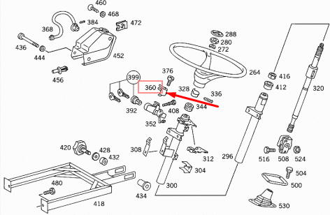 NEW MERCEDES-BENZ SALOON W123 VACUUM VALVE A0004600284 3.0 DIESEL ORIGINAL