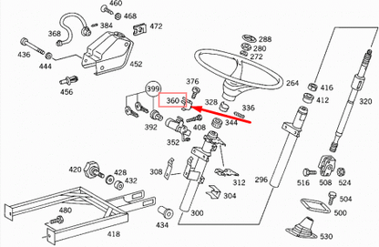 NEW MERCEDES-BENZ SALOON W123 VACUUM VALVE A0004600284 3.0 DIESEL ORIGINAL