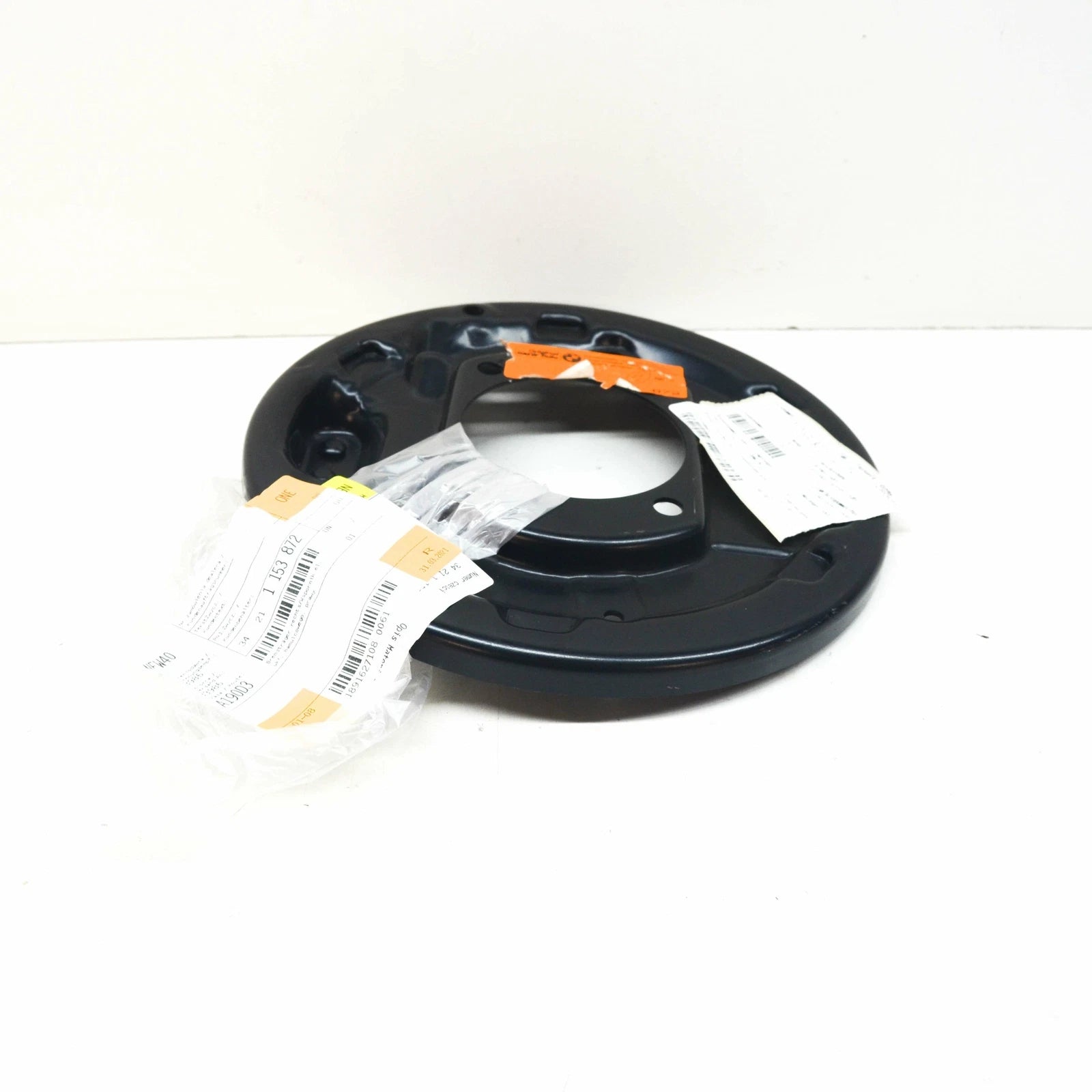 NEW BMW 3 E30 REAR RIGHT BRAKE DRUM CARRIER PROTECTION 34211153872 ORIGINAL