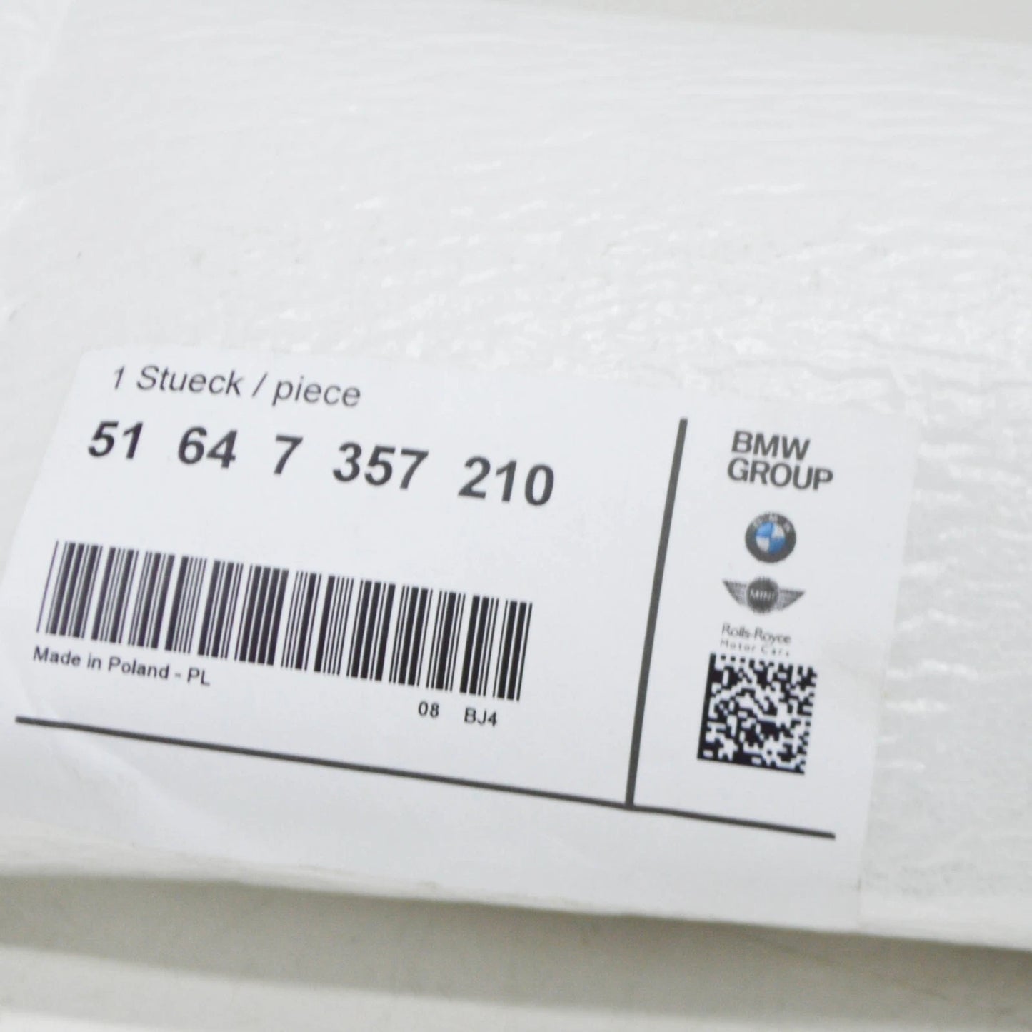 NEW BMW 7 G12 FRONT TOP UPPER CONNECTION 51647357210 ORIGINAL