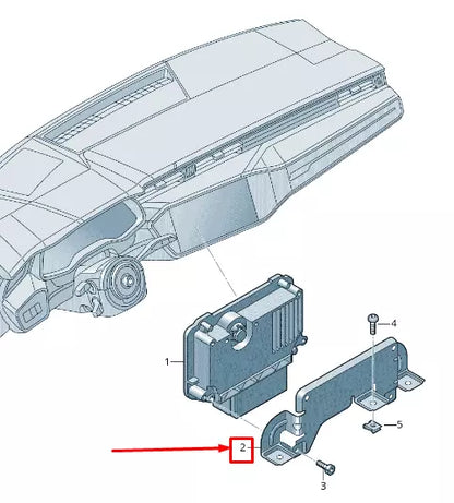 NEW AUDI A6 4A C8 ACTIVE STEERING CONTROL UNIT BRACKET 4K0907732