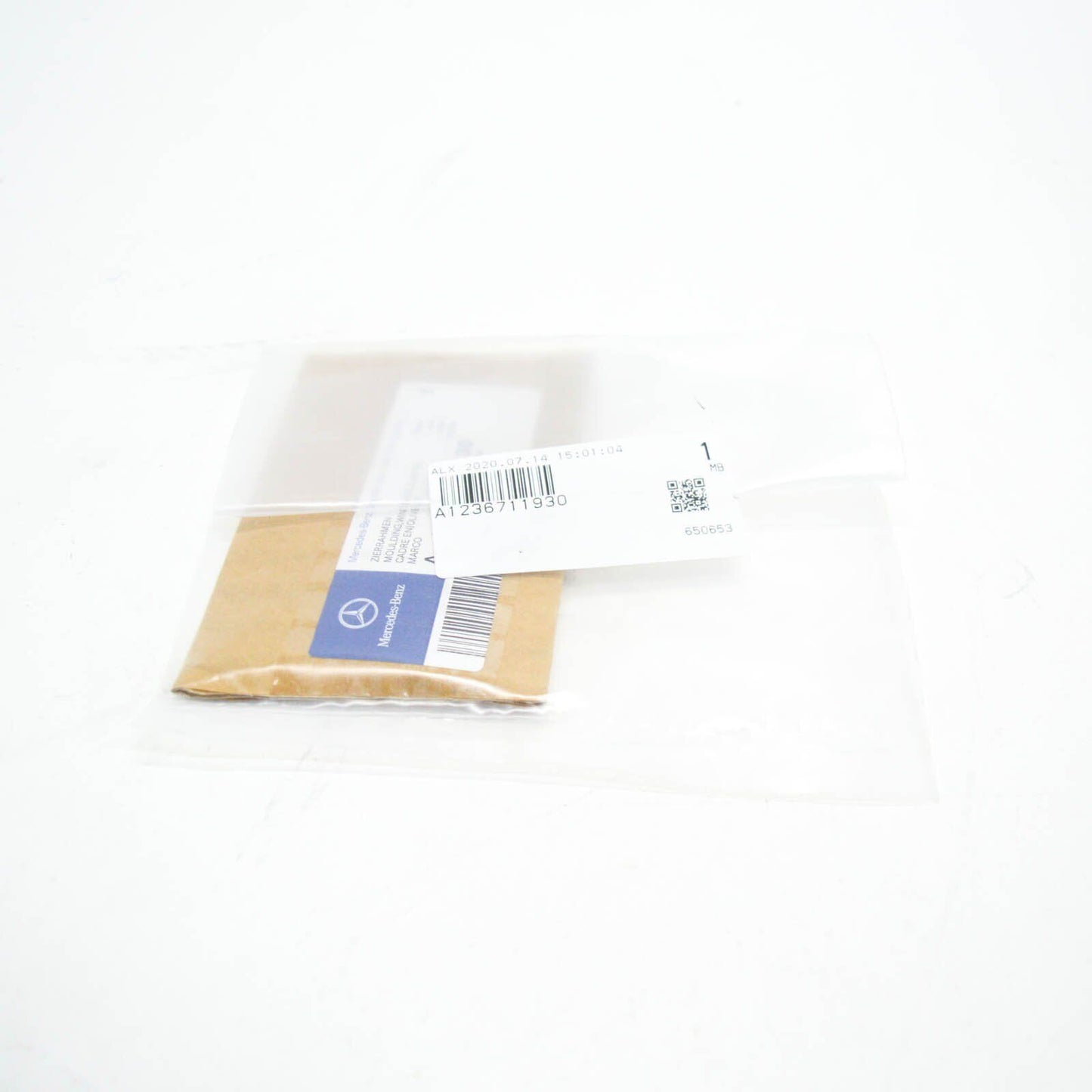 NEW MERCEDES-BENZ W123 WINDSHIELD OUTER MOLDING A1236711930 ORIGINAL