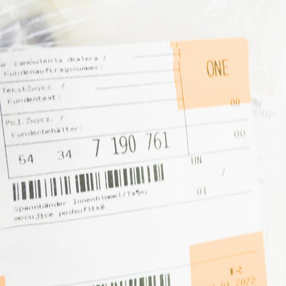 NEW BMW 1 E88 ROOFLINER CLAMPING BANDS 54347190761 7190761 ORIGINAL