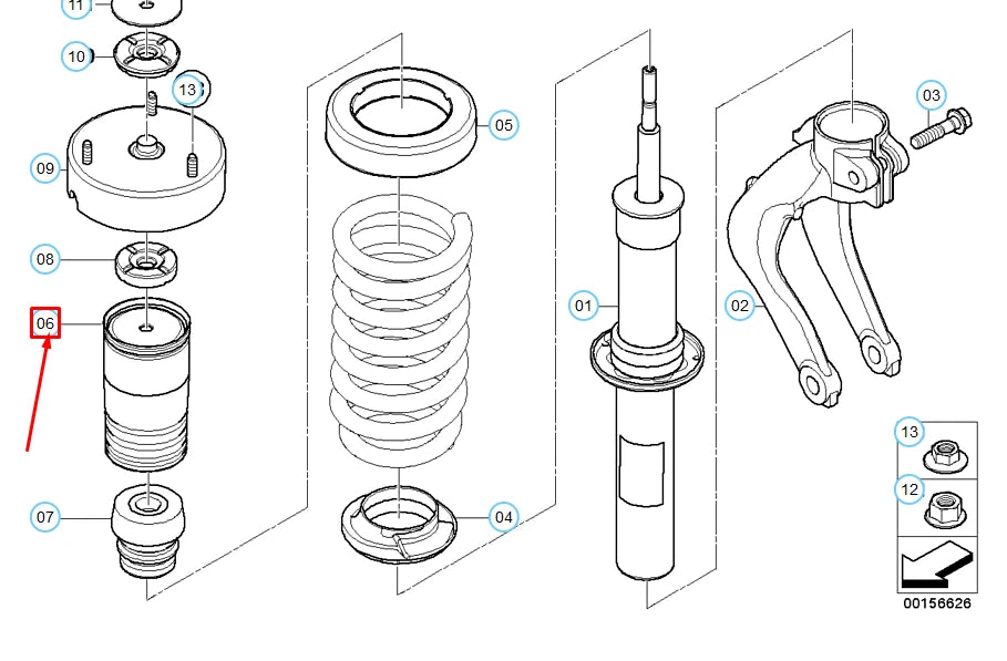 NEW BMW X5 E70 FRONT AXLE PROTECTIVE TUBE WITH SUPPORT POT 31336776554 ORIGINAL
