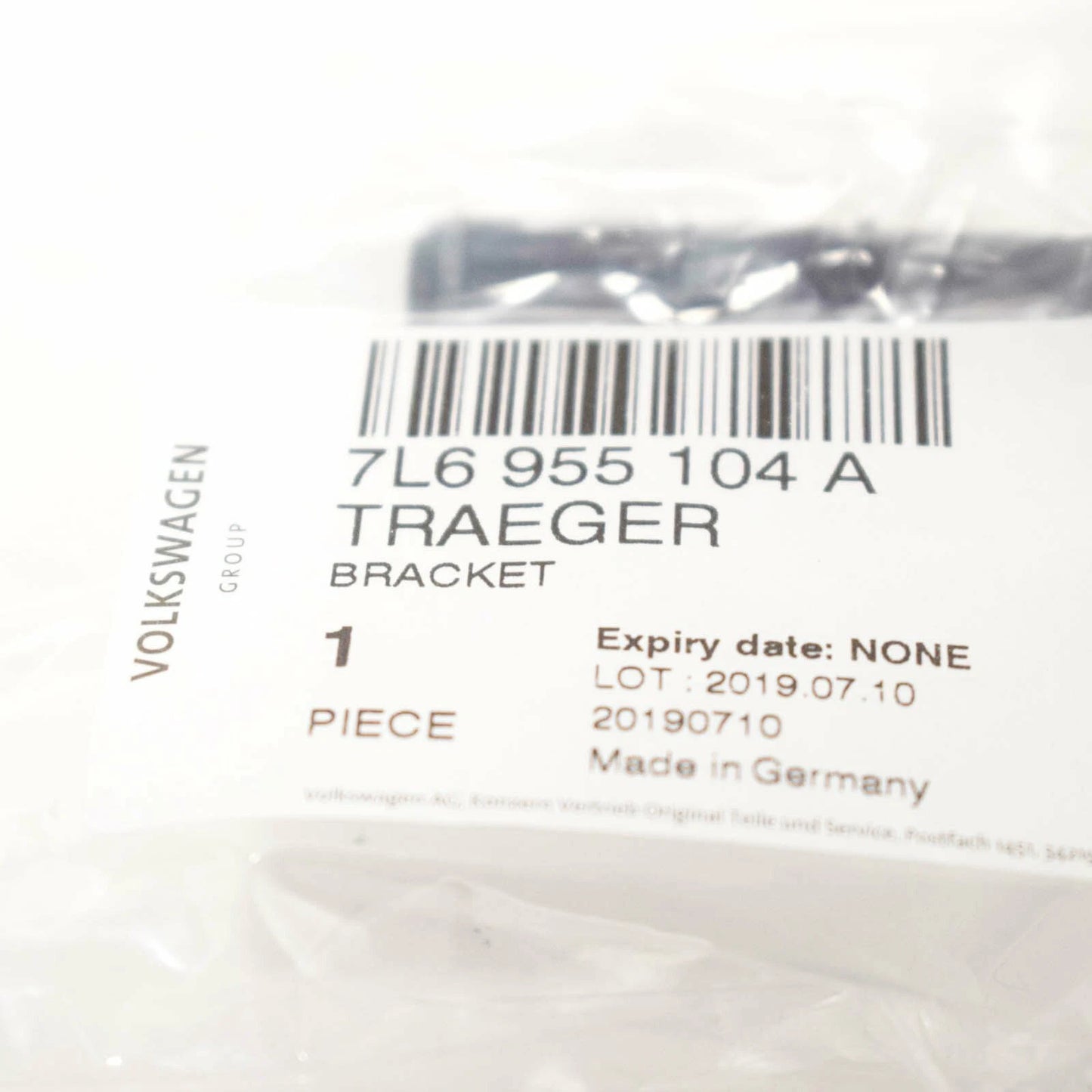 NEW VW TOUAREG 07-10 HEADLIGHT WASHER NOZZLE PASSENGER SIDE 7L6955104A