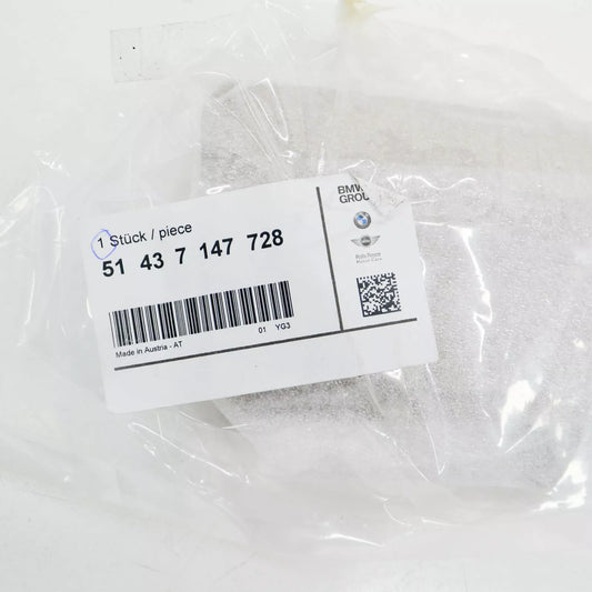 NEW BMW 3 E46 REAR RIGHT UPPER KICK PANEL TRIM COVER 51437147728 7147728