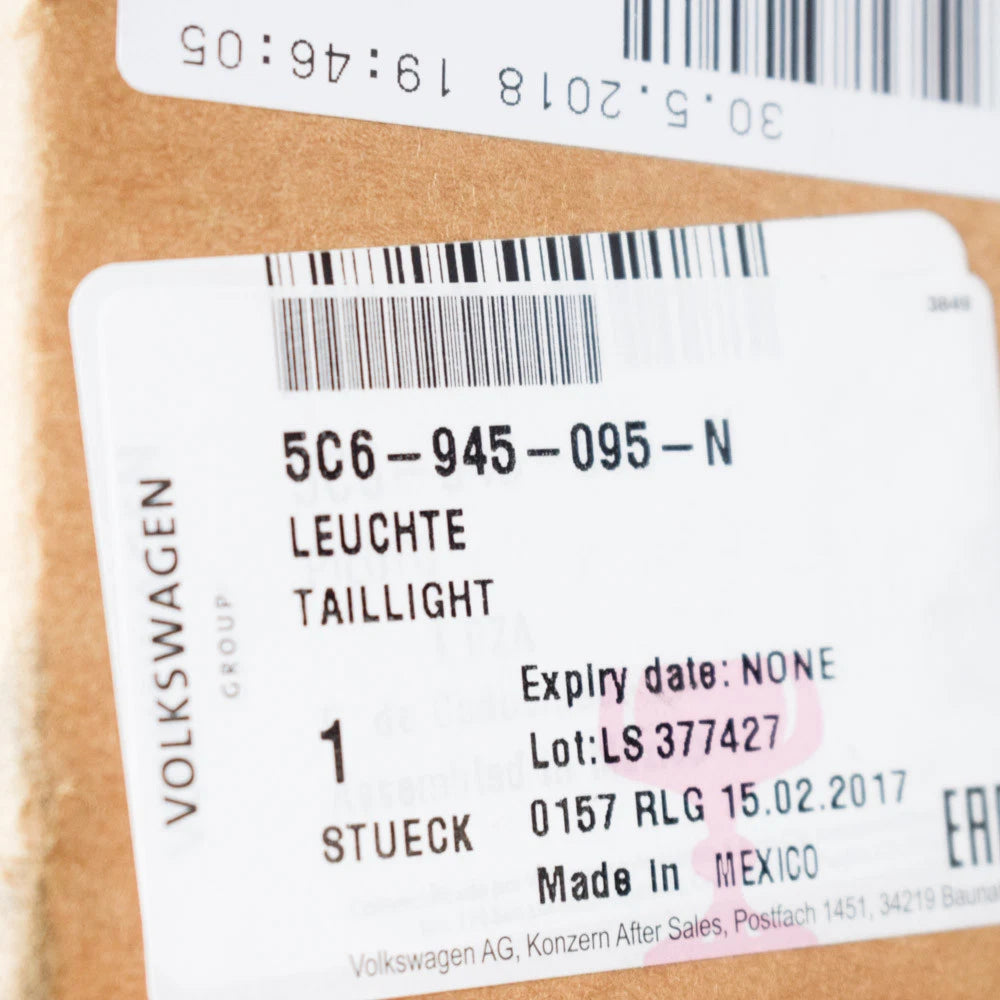NEW VOLKSWAGEN JETTA MK6 REAR LEFT TAILLIGHT 5C6945095N