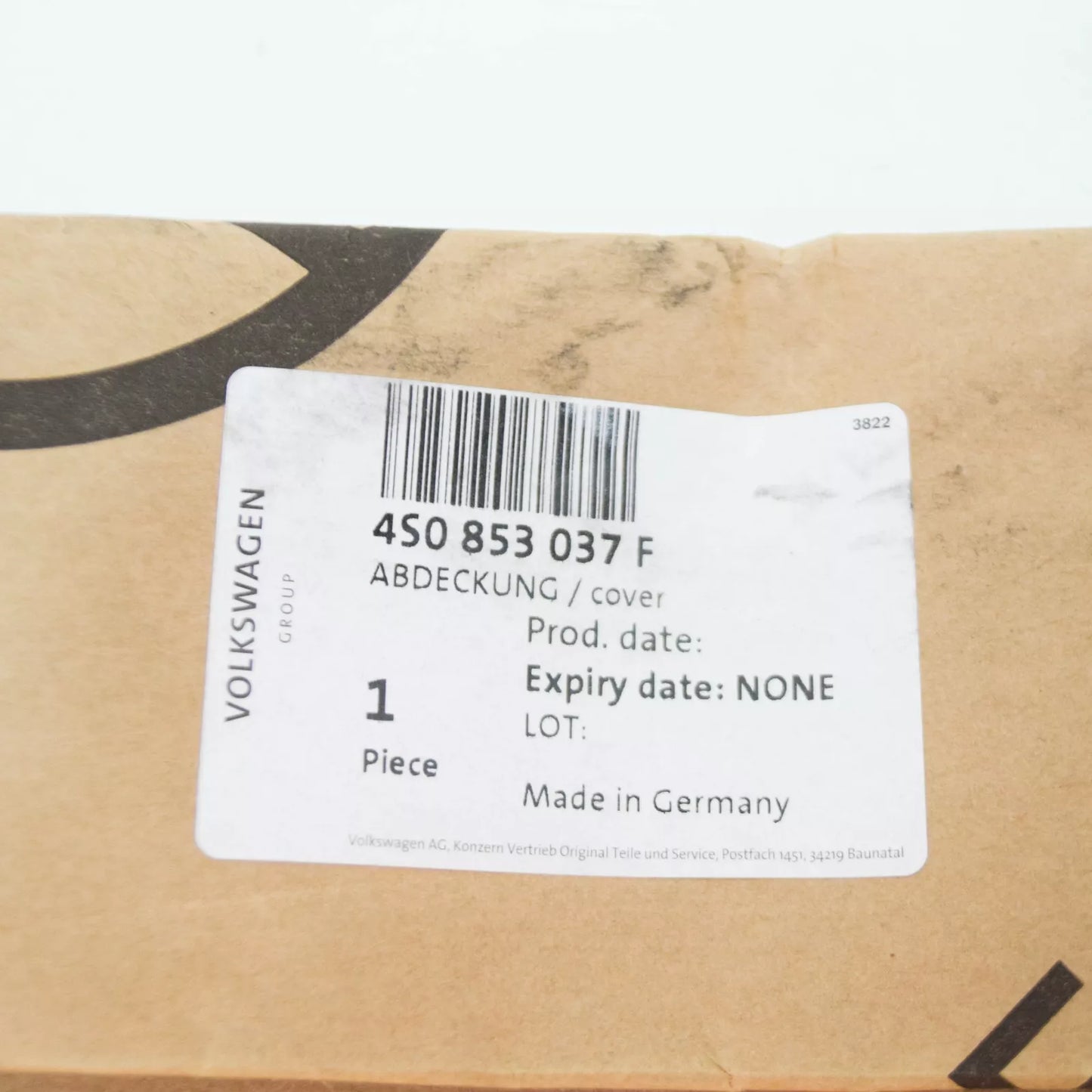 NEW AUDI R8 4S FRONT BUMPER MIDDLE SECTION 4S0853037F 2018