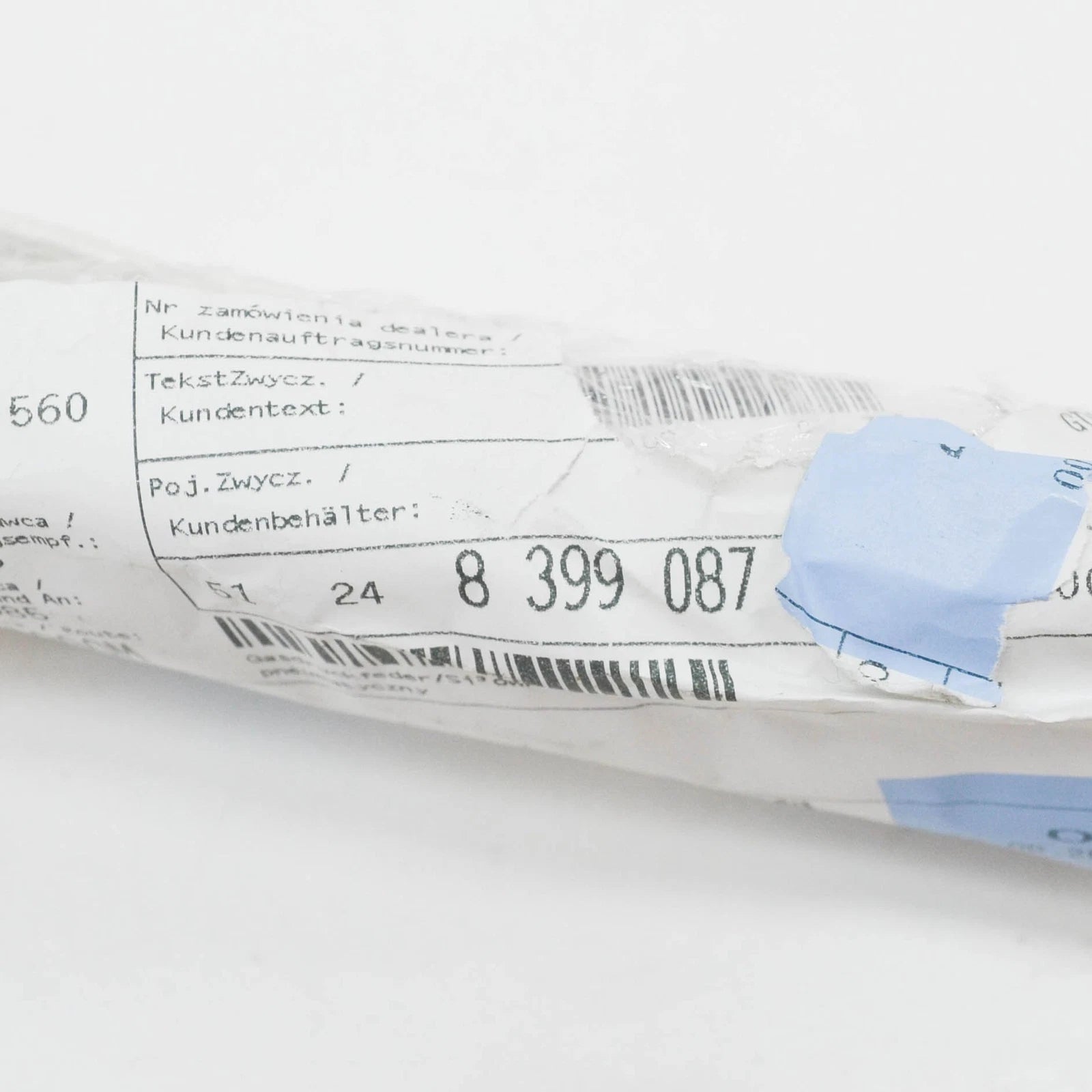 NEW BMW Z3 E36 REAR TAILGATE LEFT GAS STRUT 51248399087 8399087 2002 ORIGINAL