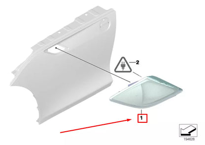 NEW BMW Z4 E89 FRONT RIGHT TURN INDICATOR LAMP 7191760 63137191760 ORIGINAL