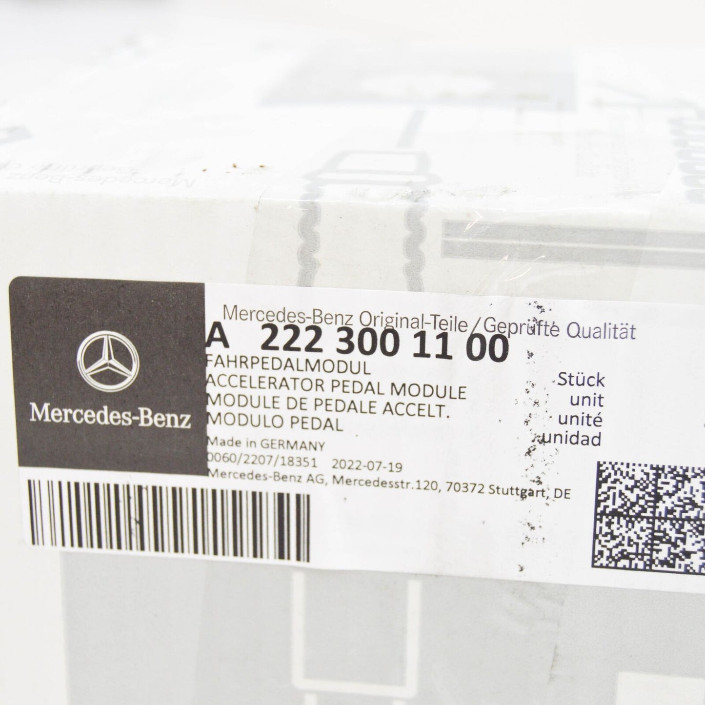new mercedes-benz c w204 accelerator pedal a2043000204 original