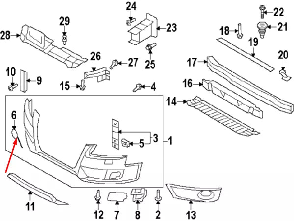 NEW AUDI A5 8T FRONT BUMPER TOW HOOK EYE COVER 8T0807241GRU 2013 ORIGINAL