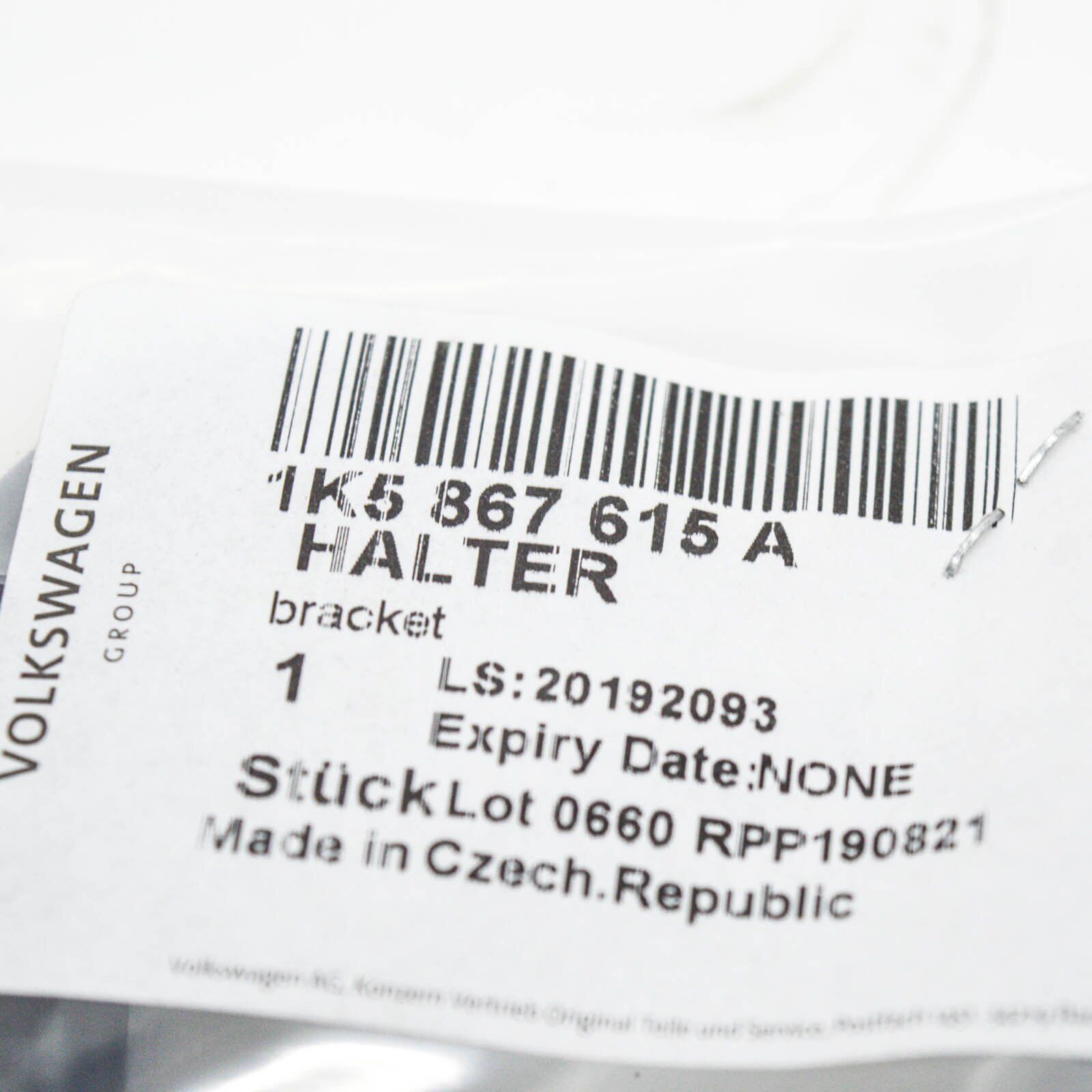 NEW VOLKSWAGEN CC BAG RETAINER IN LUGGAGE BOOT 1K5867615A ORIGINAL