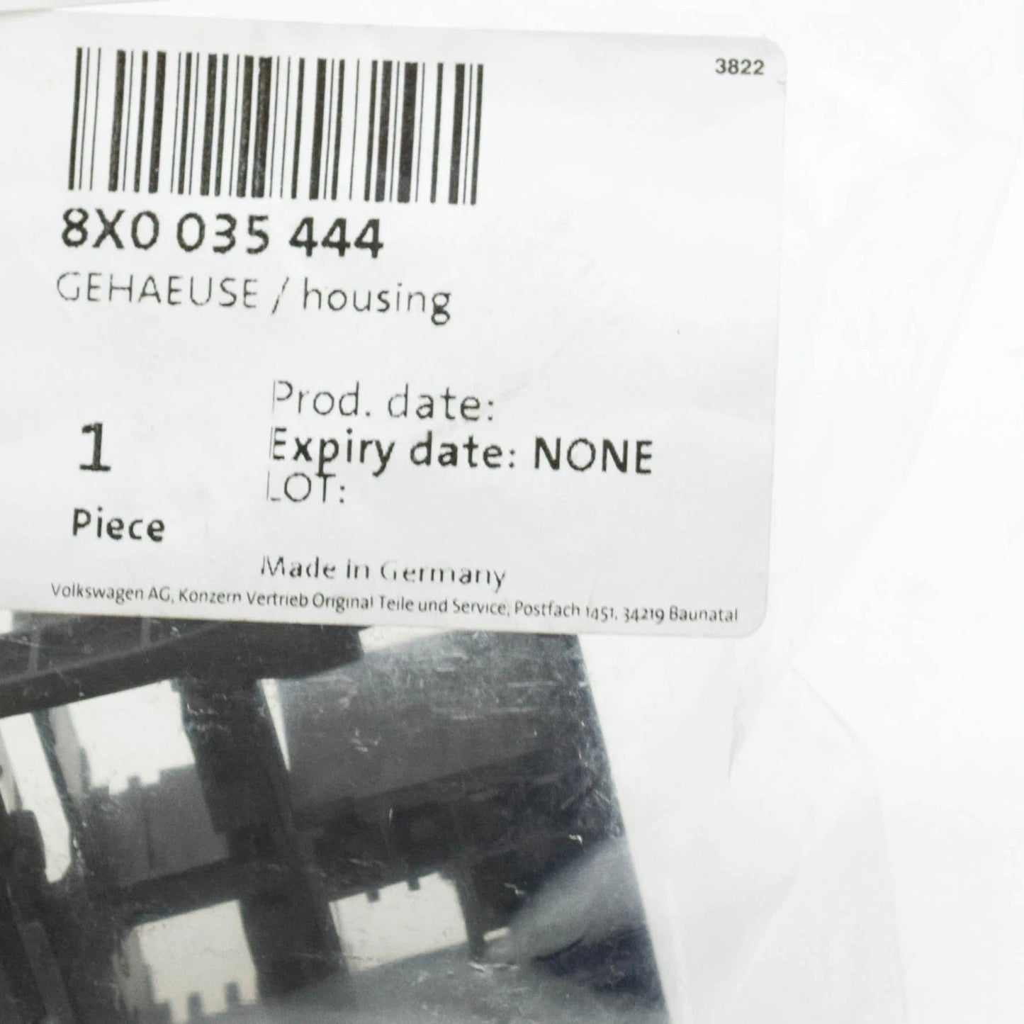 NEW AUDI A1 8X FLAT CONTACT HOUSING 52 PIN 8X0035444 ORIGINAL