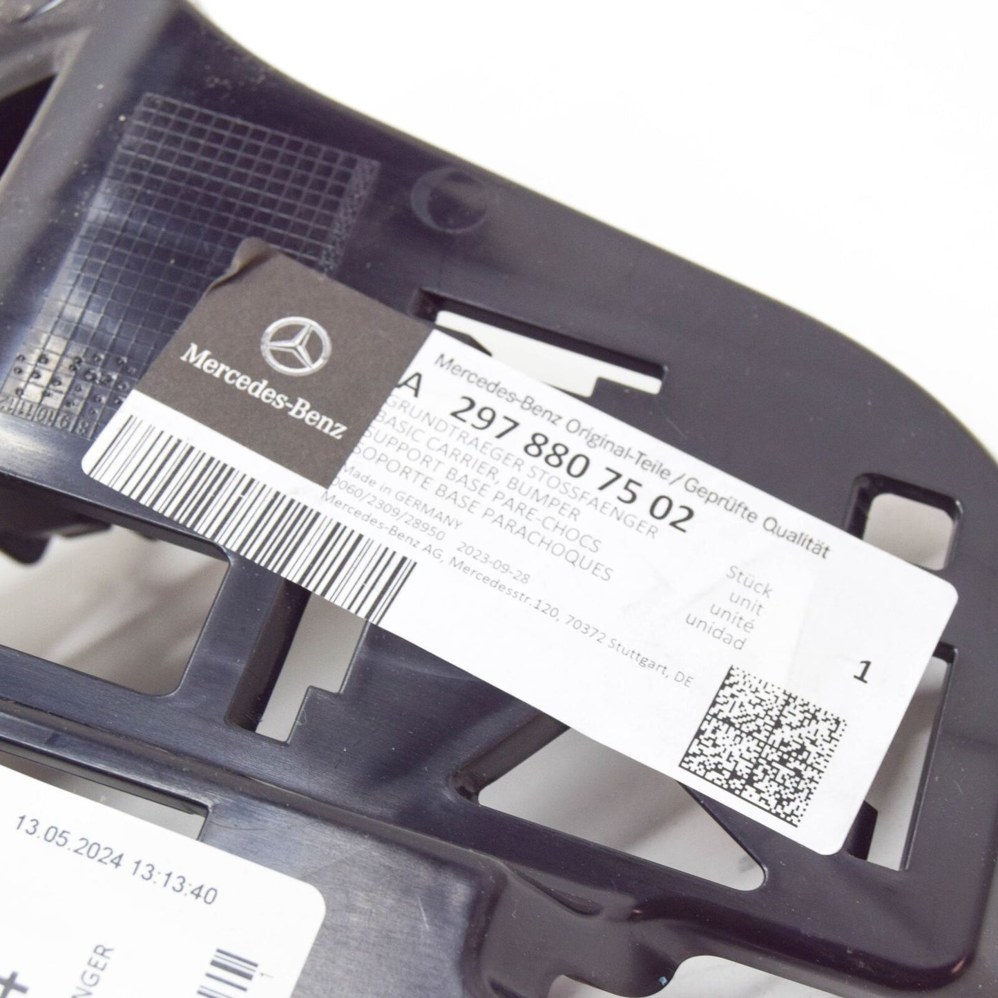 new mercedes-benz eqs v297 rear left warning sensor bracket a2978851304 original