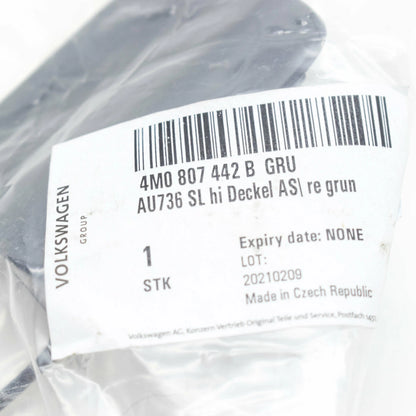 NEW AUDI Q7 4M REAR BUMPER RIGHT TOW HOOK EYE COVER 4M0807442BGRU ORIGINAL