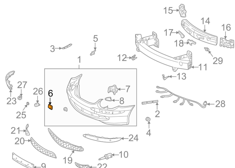 NEW MERCEDES-BENZ SL R230 FRONT BUMPER TOW EYE CAP COVER A2308850423 ORIGINAL