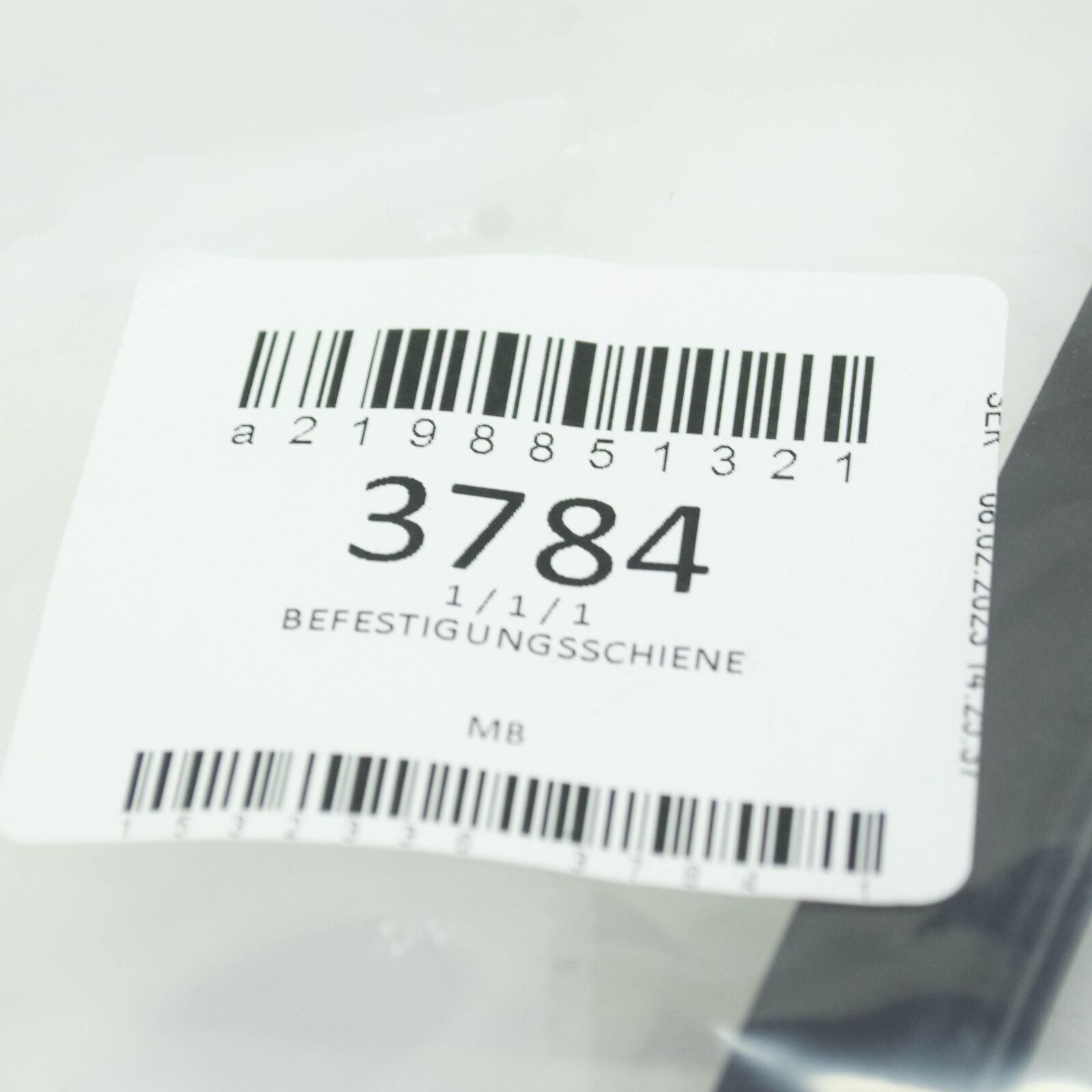 NEW MERCEDES-BENZ CLS C219 REAR BUMPER LEFT MOUNTING RAIL A2198851321 ORIGINAL