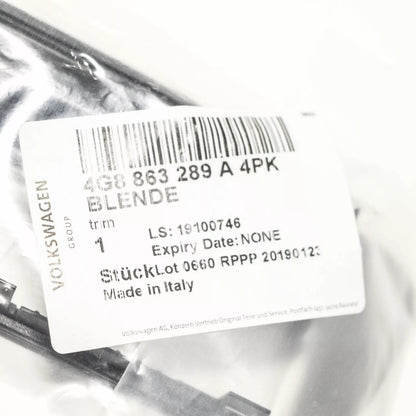 NEW AUDI A6 C7 REAR CUP HOLDER SURROUND TRIM 4G8863289A4PK