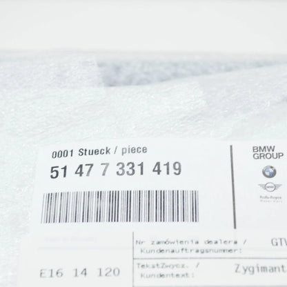 NEW BMW X1 F48 INTERIOR QUARTER PANEL TRIM COMPARTMENT TRAY 51477331419 ORIGINAL